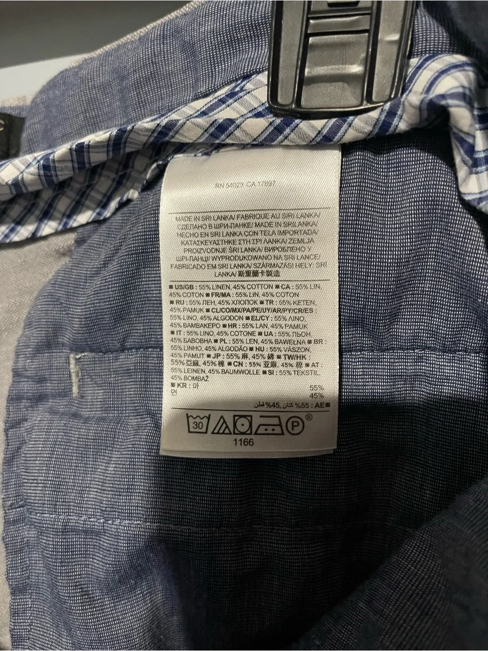 Banana Republic Linen Blend Chino Men’s Sz 35X30 Grey Kentfield Straight Leg
